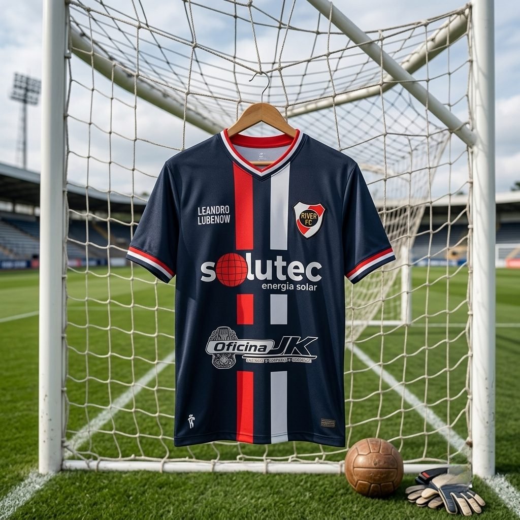 Camisa de futebol personalizada, produzida pela 3K Uniformes