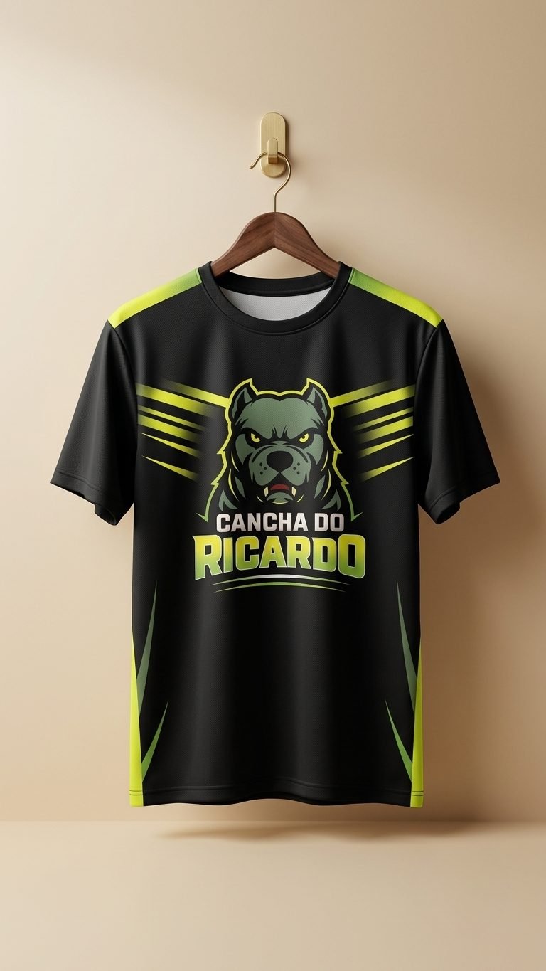Camisa esportiva personalizada produzida pela 3K Uniformes